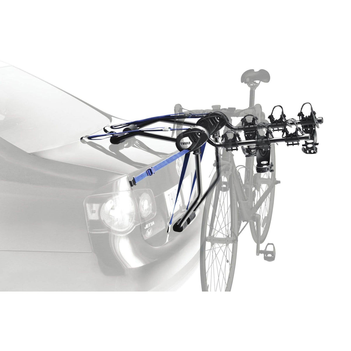 Black 3-Bike Trunk Vehicle Rack V329