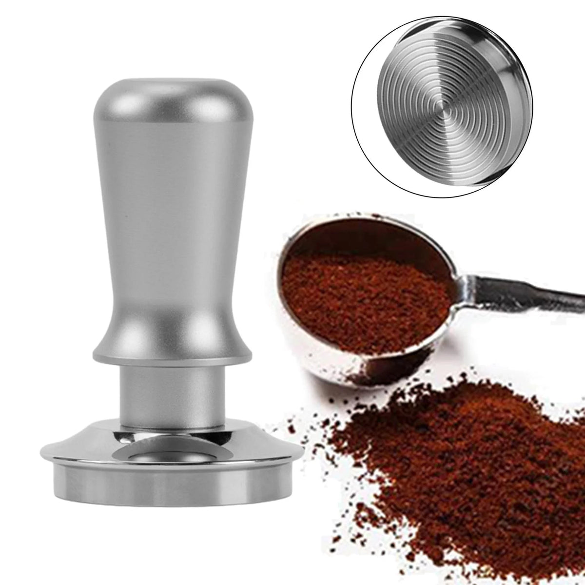 Stainless Steel Flat Base Coffee Tamper 58mm B432818