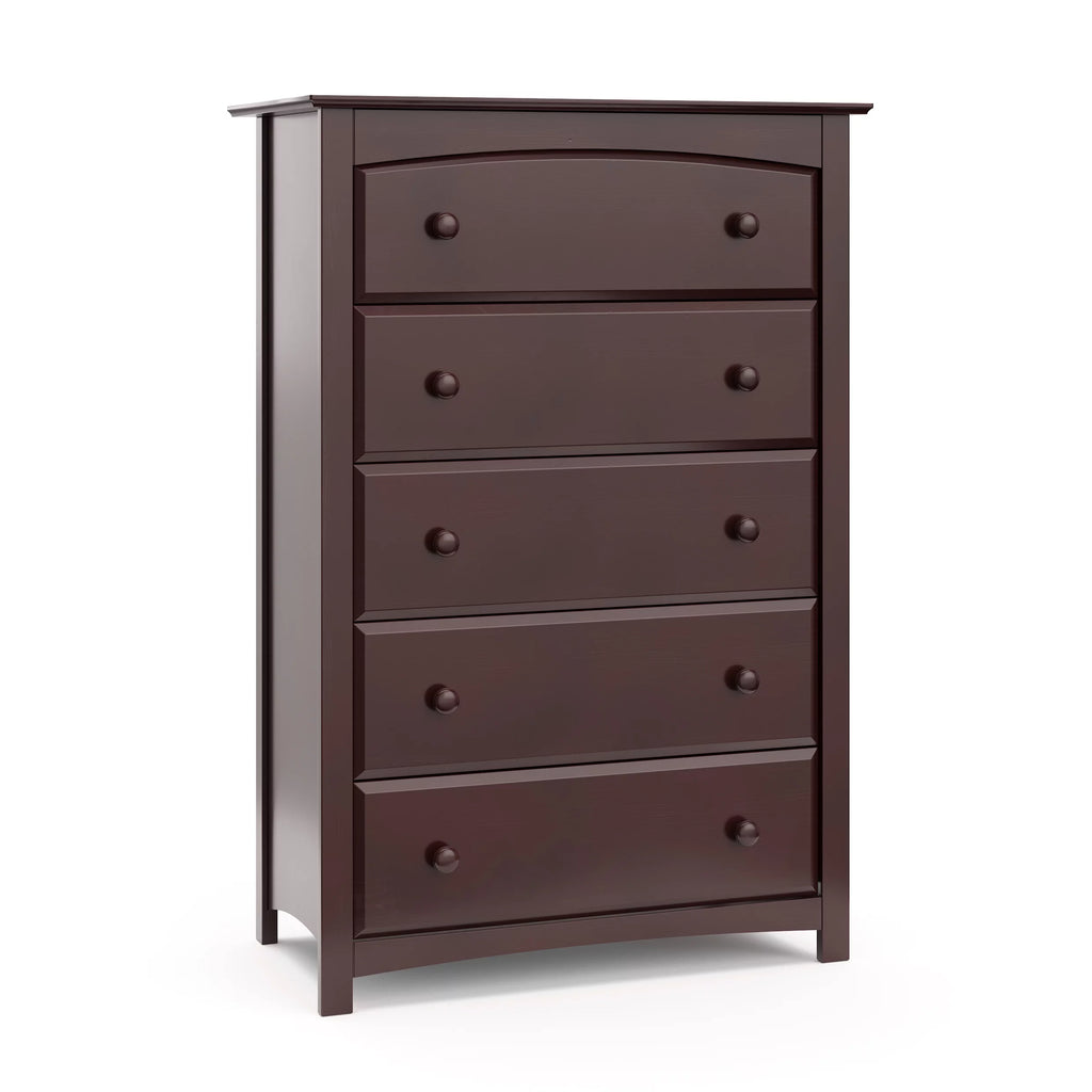 White 5 Drawer Nursery Dresser M409