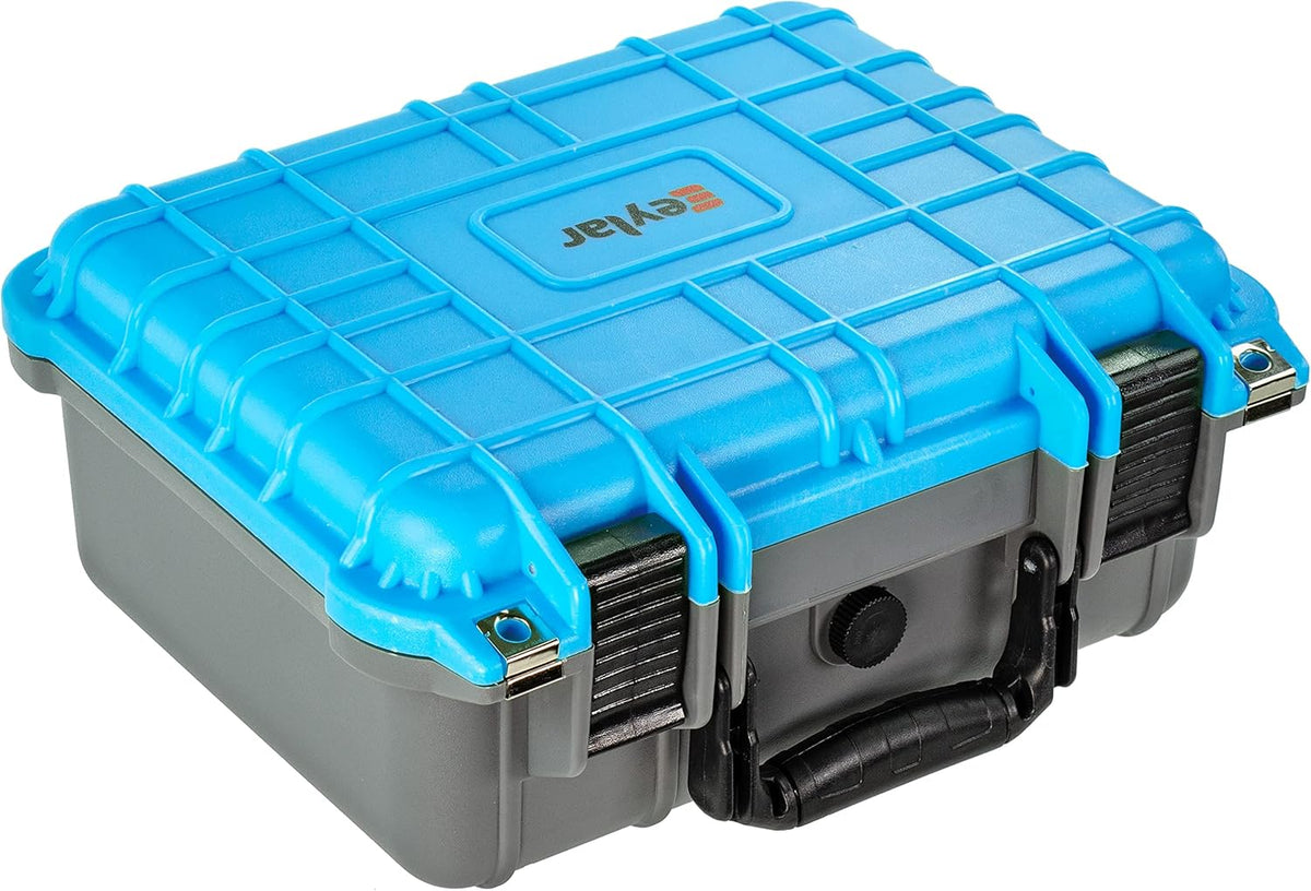 13.37 Inch Waterproof Shockproof Camera Case Dry Box with Foam Pack of 2 J28091