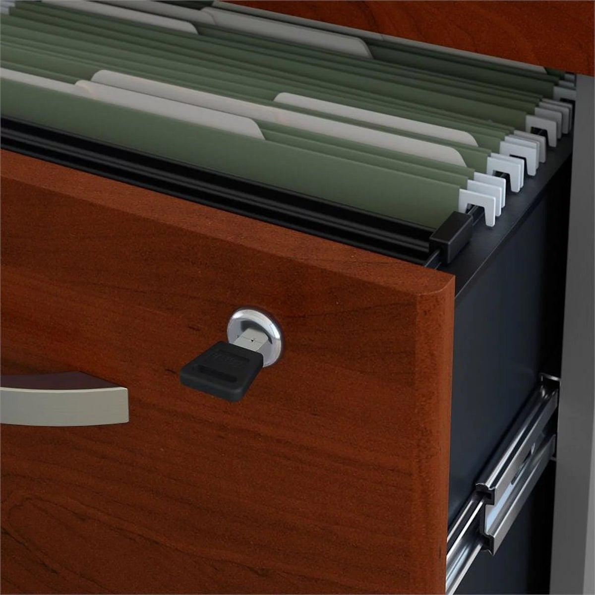L Shaped Desk with Drawers Z68250