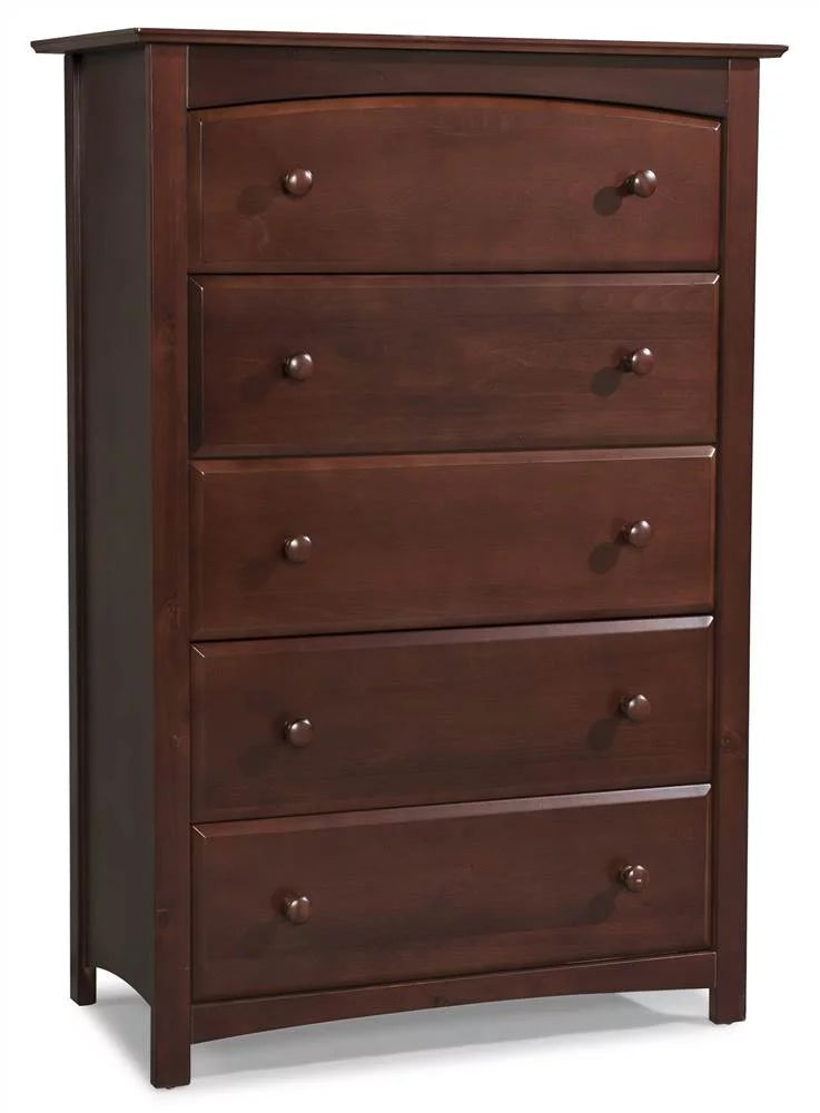 White 5 Drawer Nursery Dresser M409