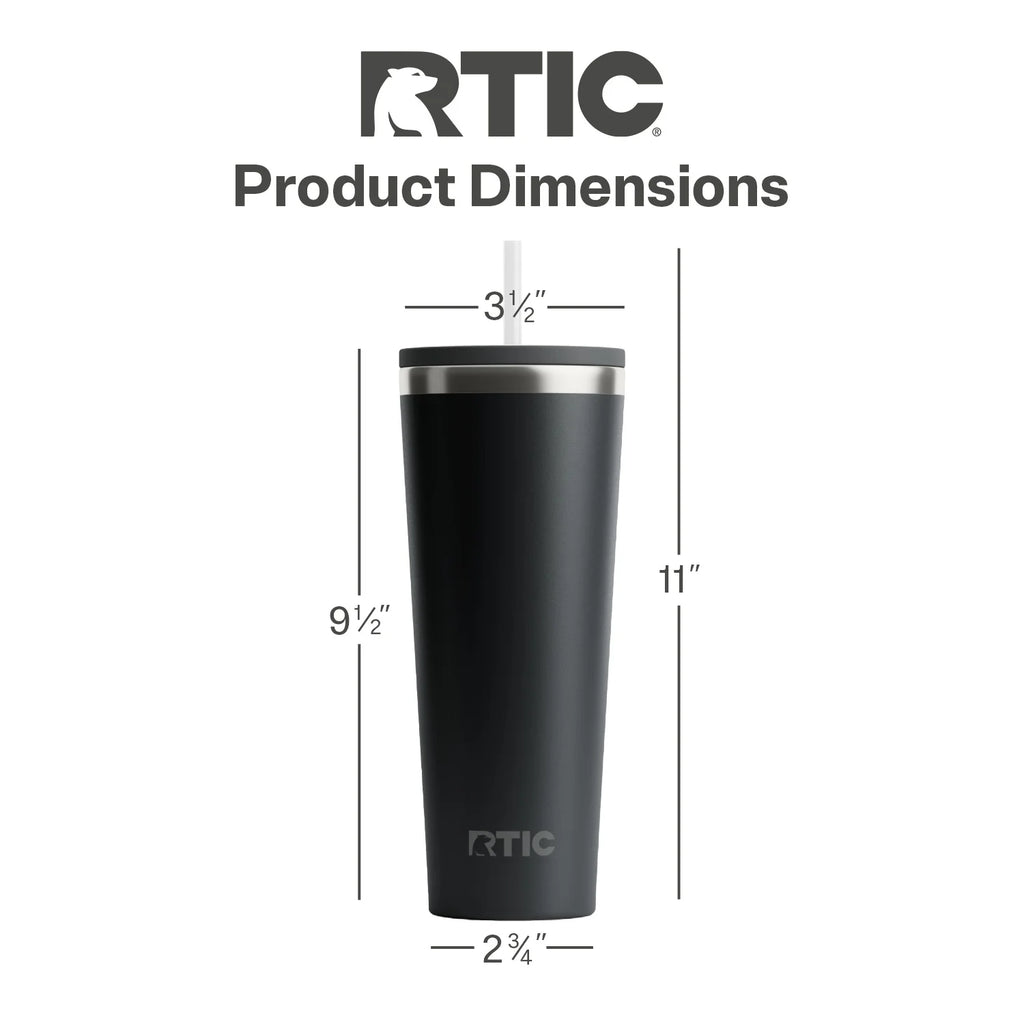 28 oz Ceramic Lined Tumbler with Straw Lid T950962