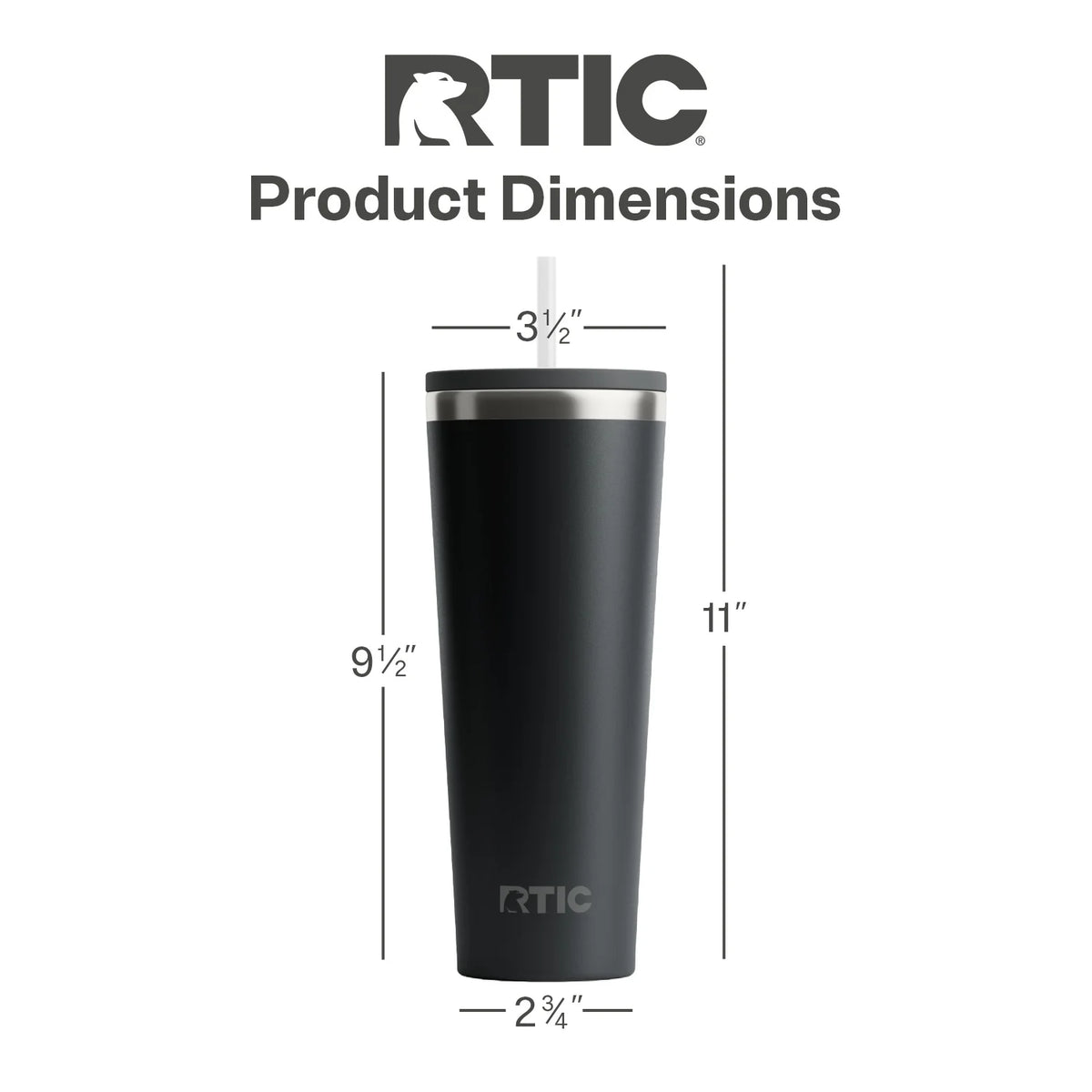 28 oz Ceramic Lined Tumbler with Straw Lid T950962