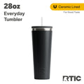28 oz Ceramic Lined Tumbler with Straw Lid T950962