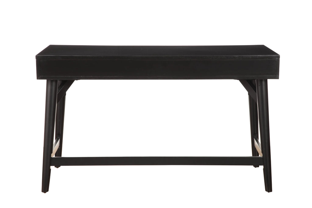 Black 3 Drawer Wood Desk N245649