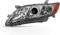 Chrome Bezel Left Projector Headlight Housing Headlamp Assembly For 2007-2009 Toyota Camry K2320
