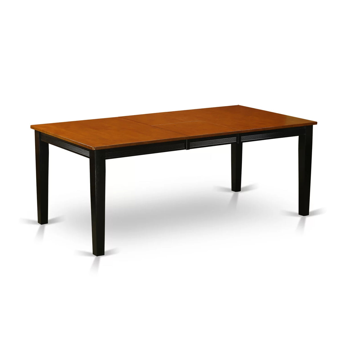 Black 5 Piece Wood Dining Table and Chairs Set C457