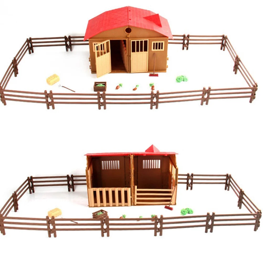 Simulation Farm Playset Sand Table Scene Model Toy G1435