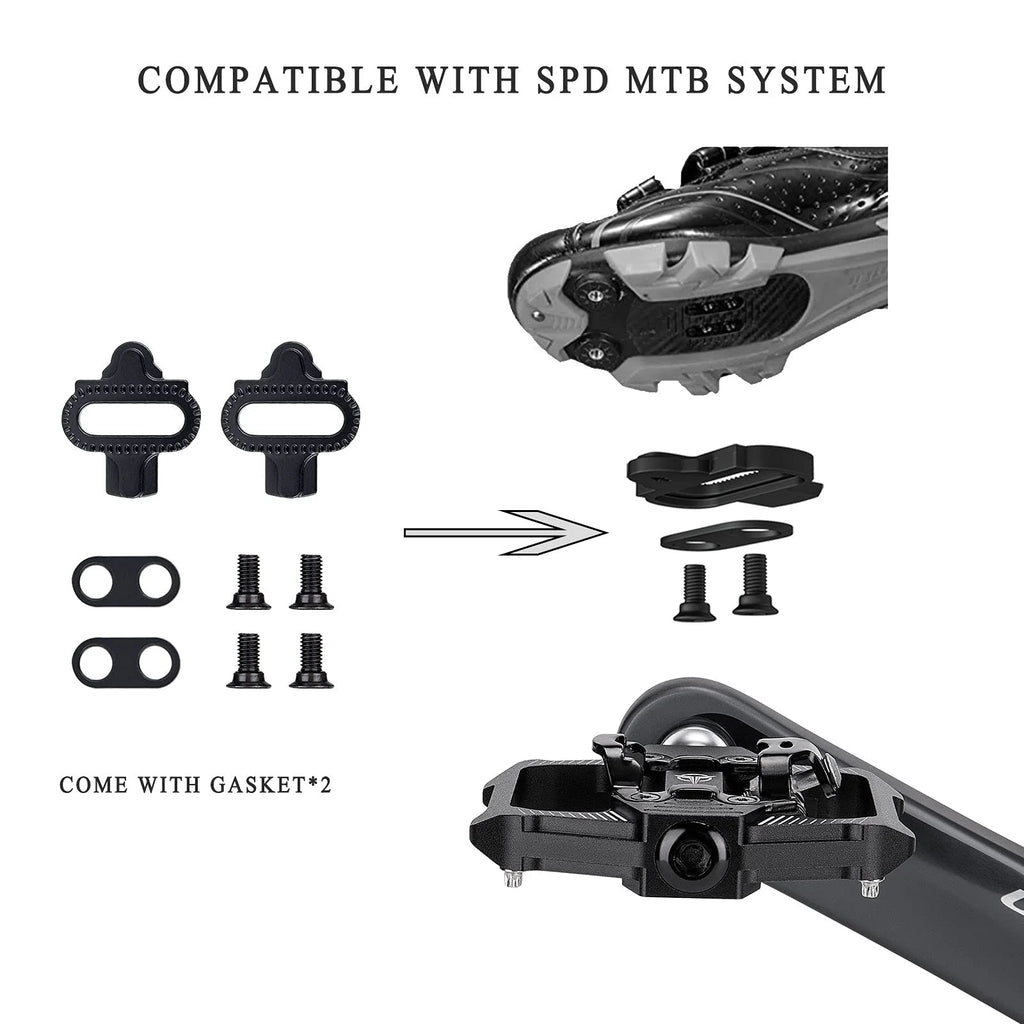 Dual Sided Bike Pedals with 3 Sealed Bearings W1331