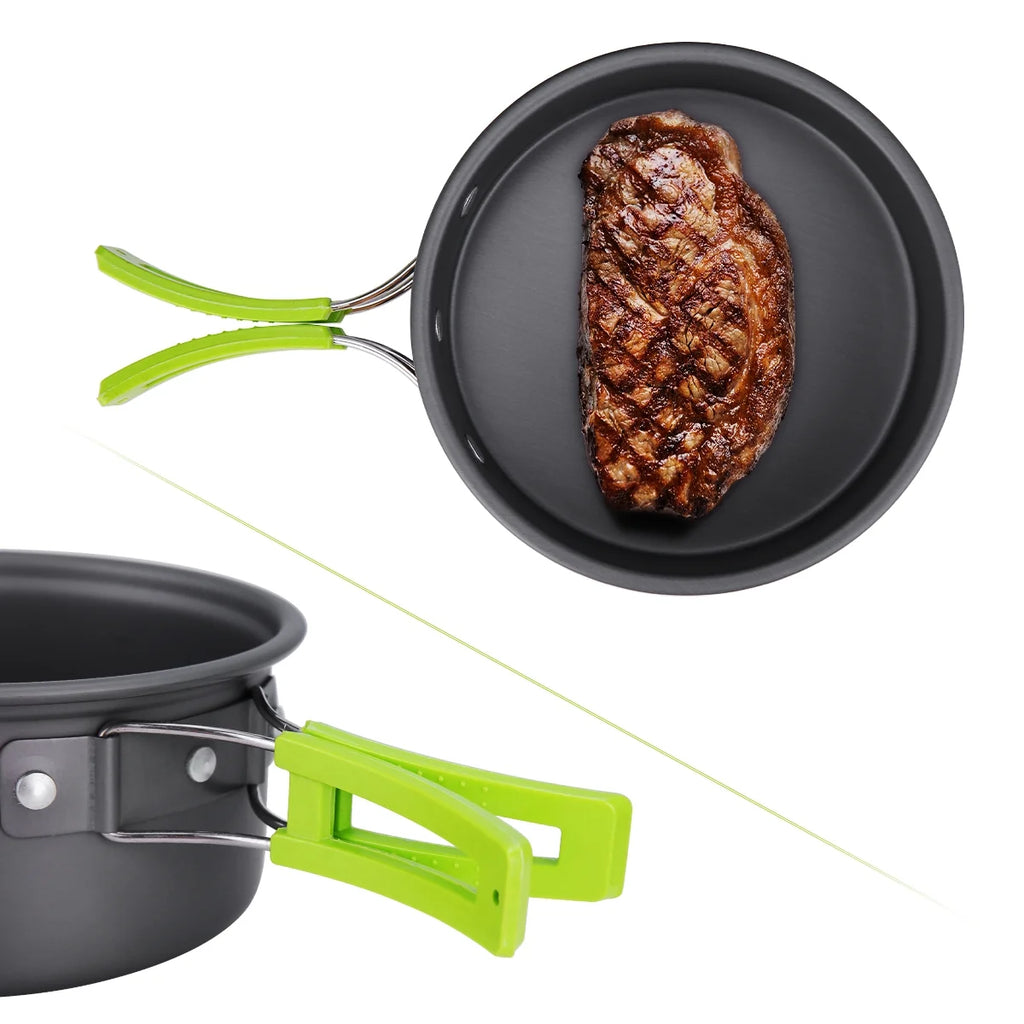 15 Pcs Non Stick Camping Cookware Set S15255