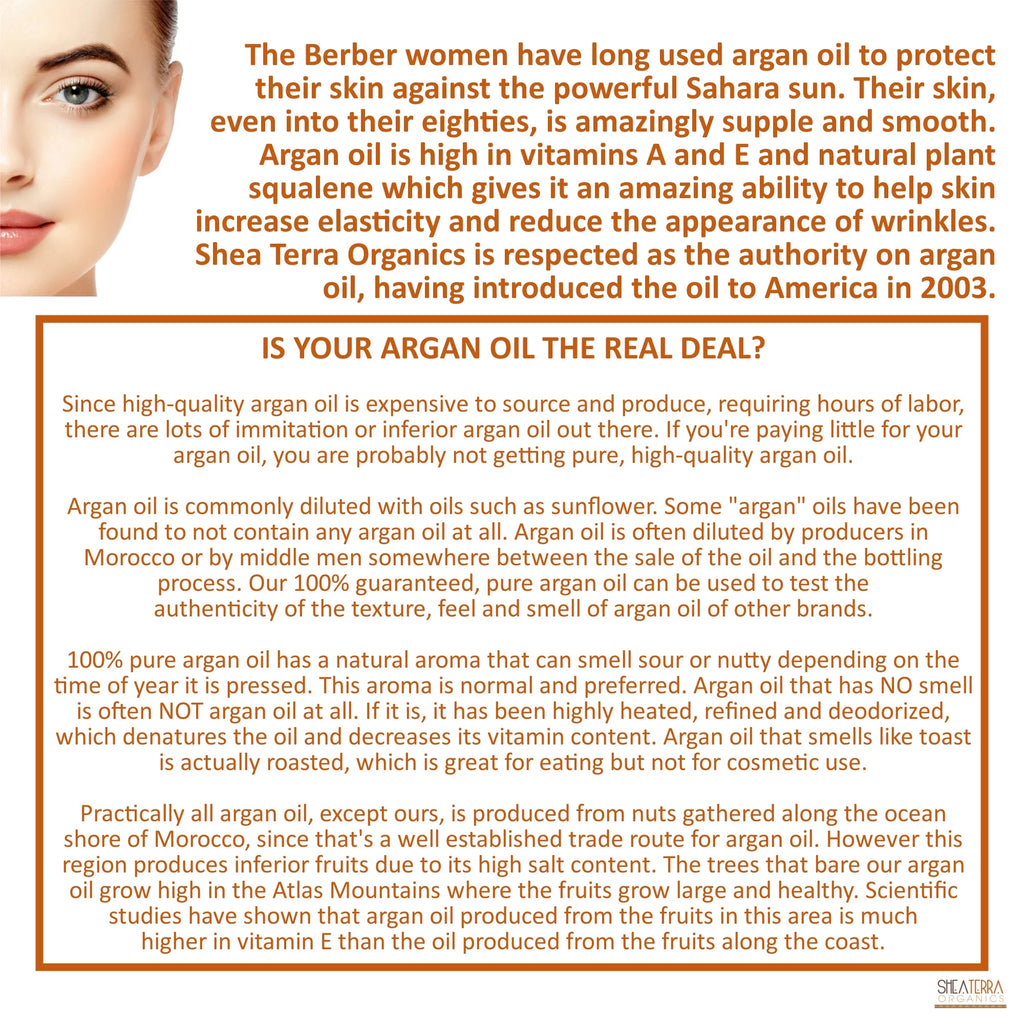 Moroccan Argan Cold-Pressed Extra Virgin Oil 4 oz U994