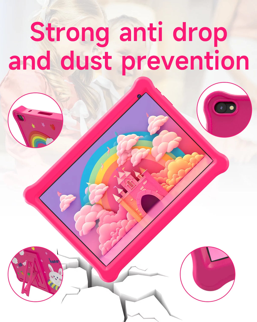 10 inch Android 12 Kids Tablet 32GB with Shockproof Case H484203