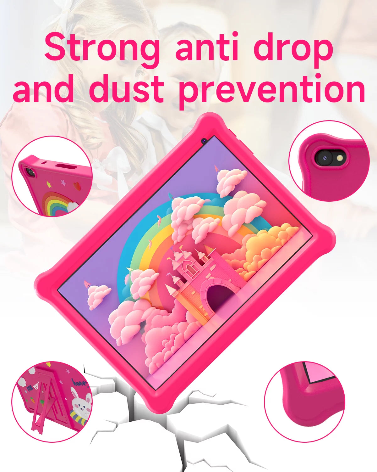 10 inch Android 12 Kids Tablet 32GB with Shockproof Case H484203