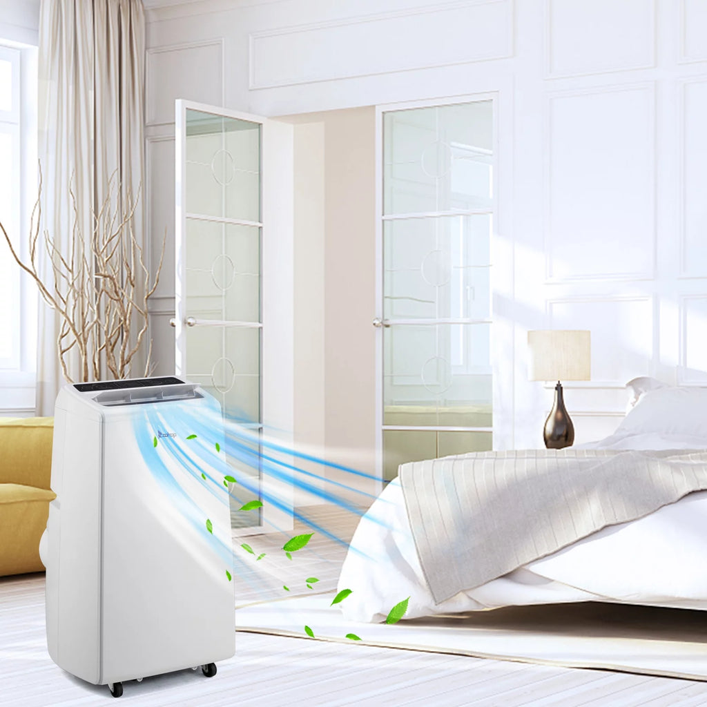 13000BTU Portable Air Conditioner Cooling Heating Dehumidification Fan W7536