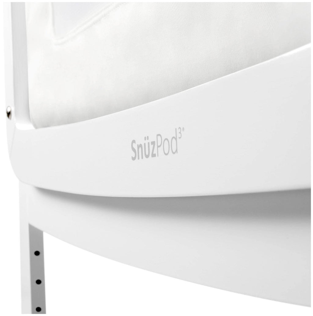 White Bedside Crib C38687