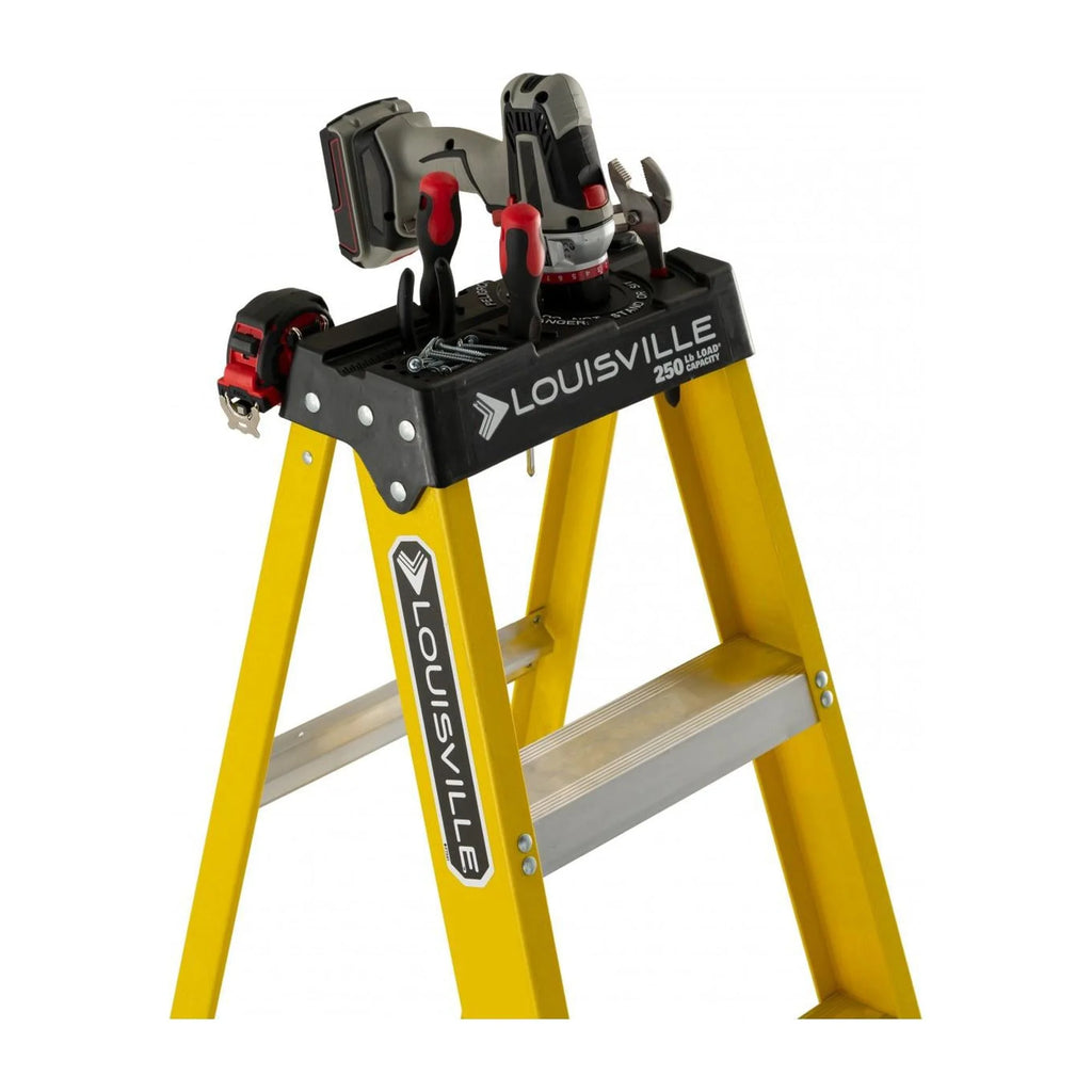8' Fiberglass Step Ladder E755337