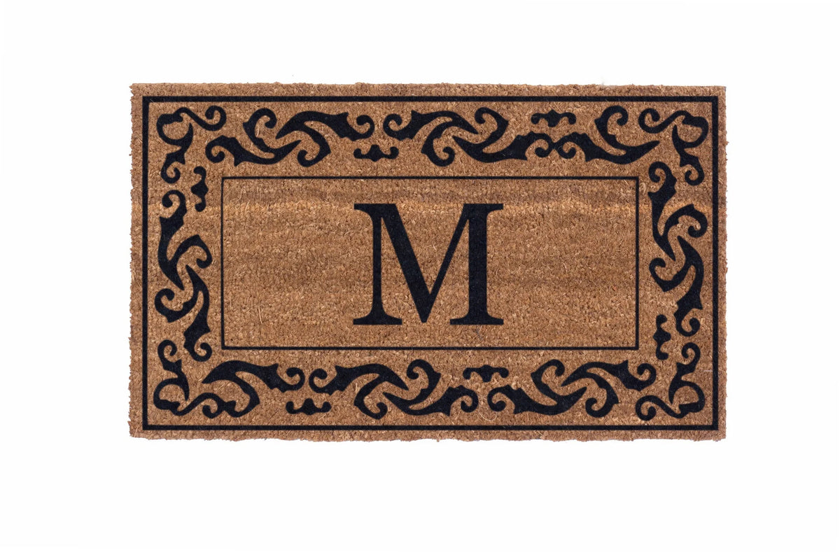 Vinyl Backed Black Doormats 38" x 60" S890