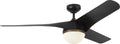 56x22 Matte Black Ceiling Fan A8526