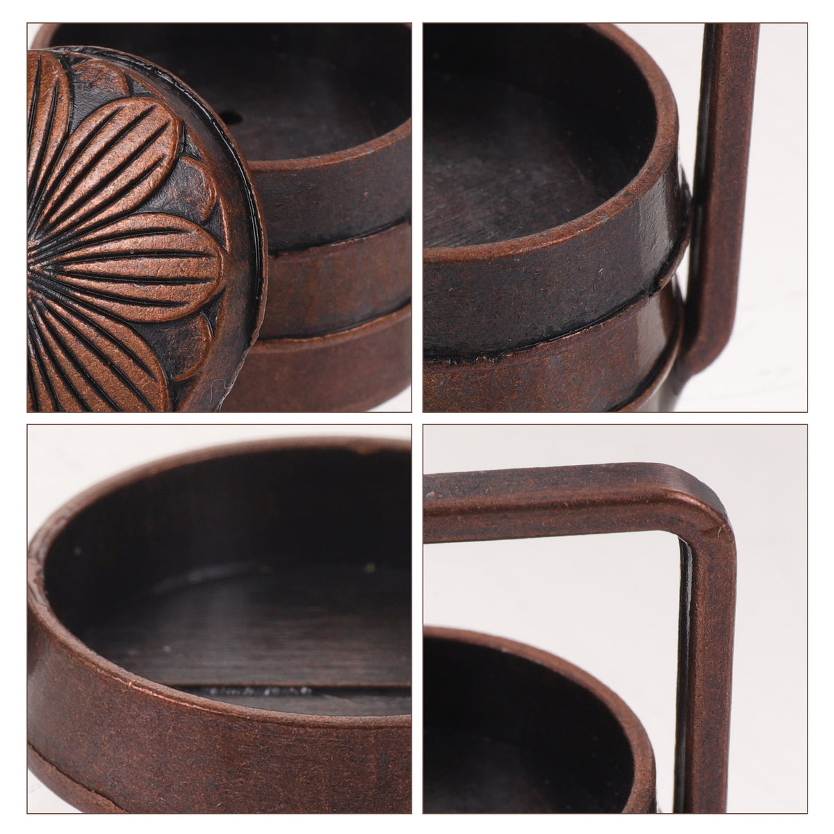 Small Metal Basket Miniature Doll House Decor Y815767
