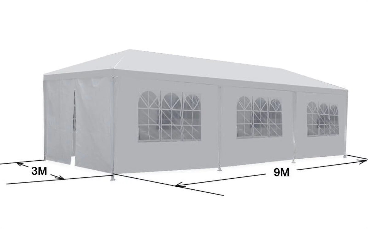 10'x30' White Outdoor Canopy Tent T884337