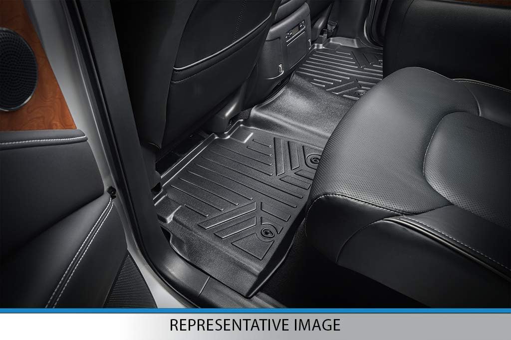 2 Row Black Floor Mats for 2019-2022 Ram 2500/3500 Crew Cab B348