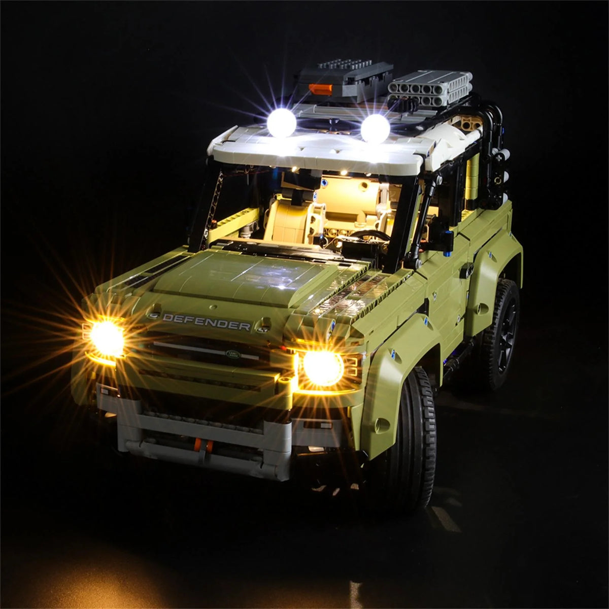 LED Lighting Kit for Land Rover Defender Building Blocks Model Q7121