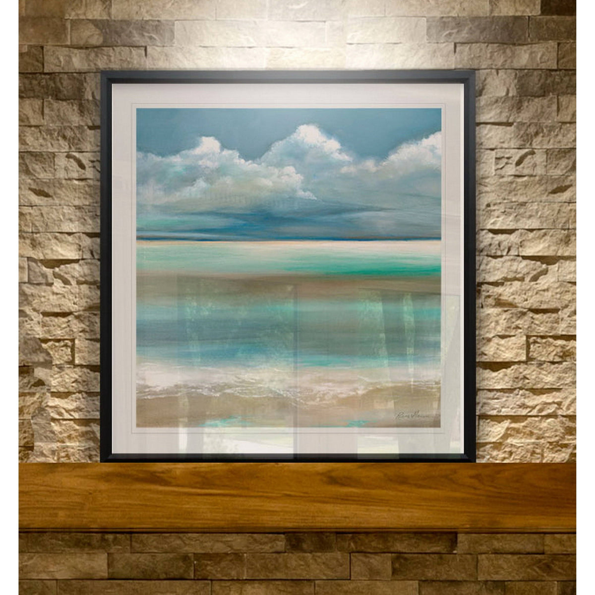 28x28 Framed Giclee Print M4440