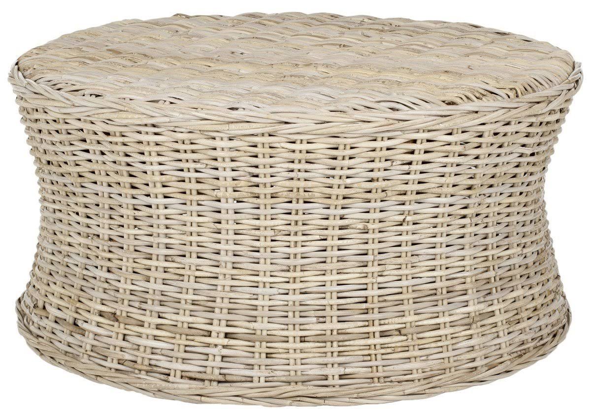 White Cocktail Ottoman U38210