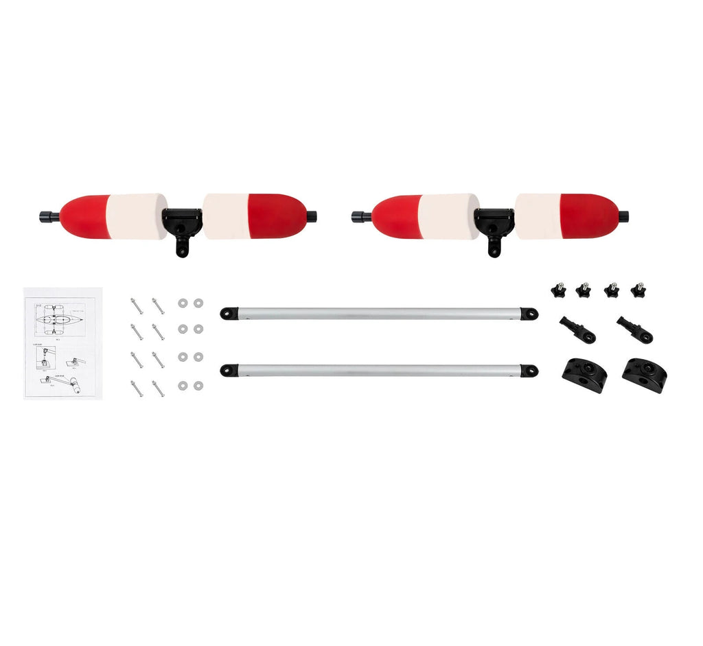 Kayak Canoe PVC Aluminum Stabilizer System Outrigger Arms Fishing Kit Y800126