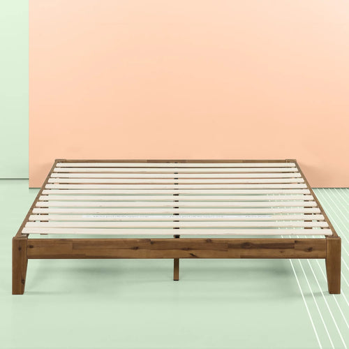 10" Wood Platform Bed Frame, Queen H621