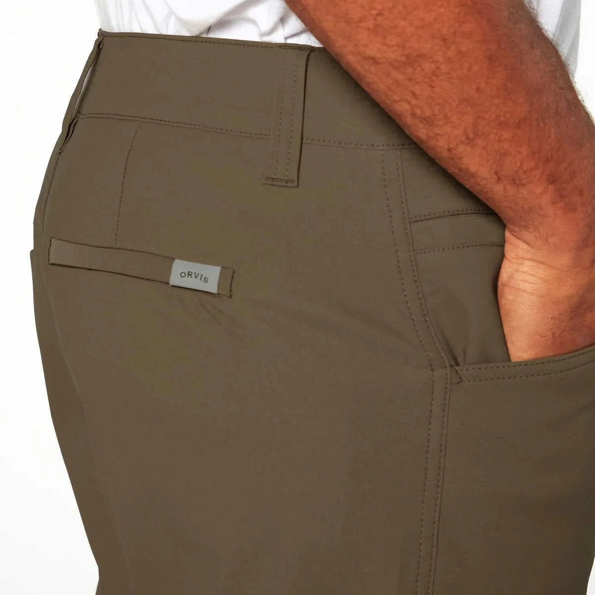 Mens Lightweight 5 Pocket Trek Pant (Olive Night, 40x30) X371