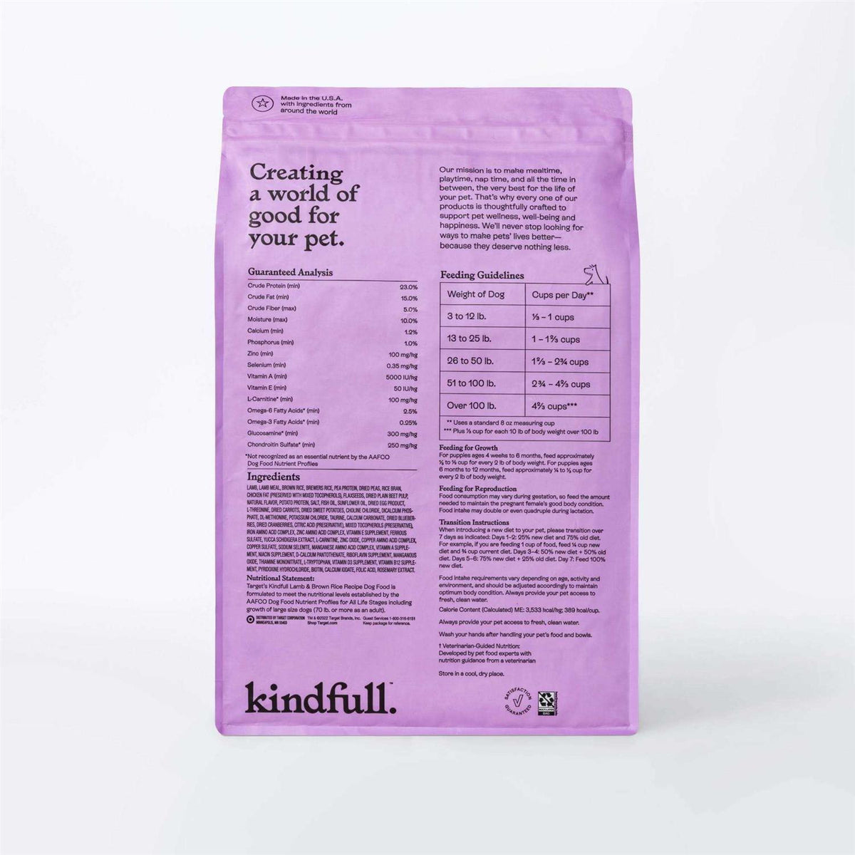 Lamb & Brown Rice Recipe Dry Dog Food Z1606