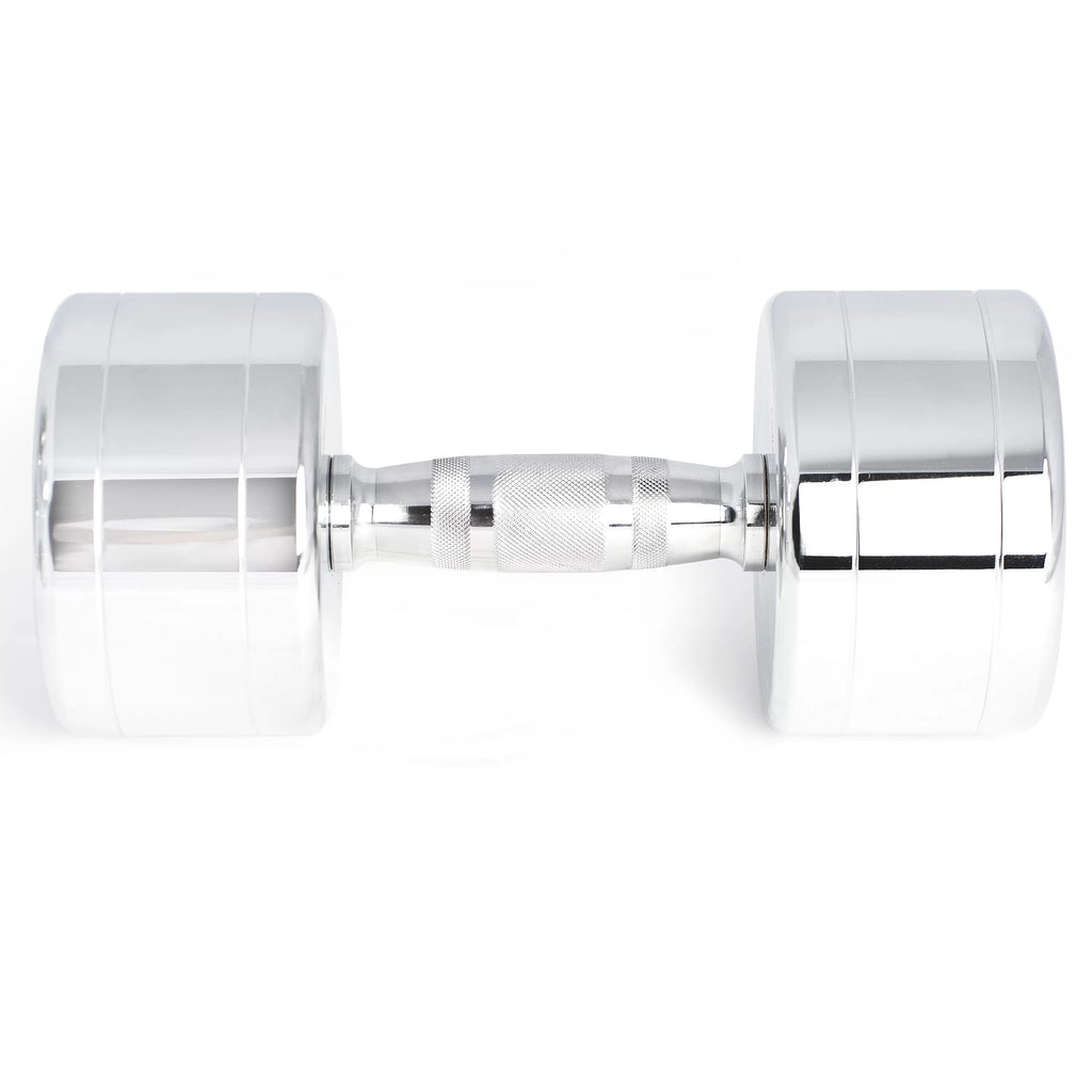 Chrome Dumbbell with Contoured Handle, 40 lbs T1426
