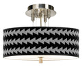 14 inch Wide Black Ceiling Light G5047
