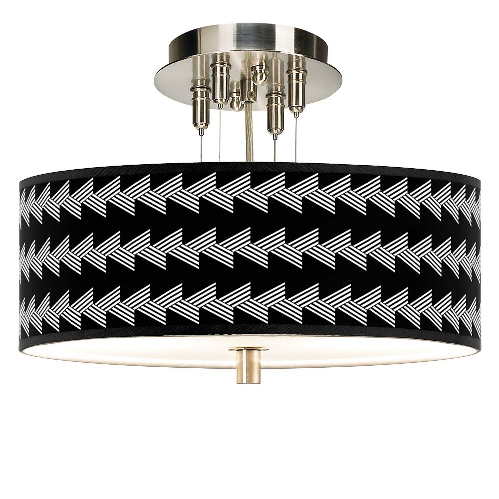 14 inch Wide Black Ceiling Light G5047