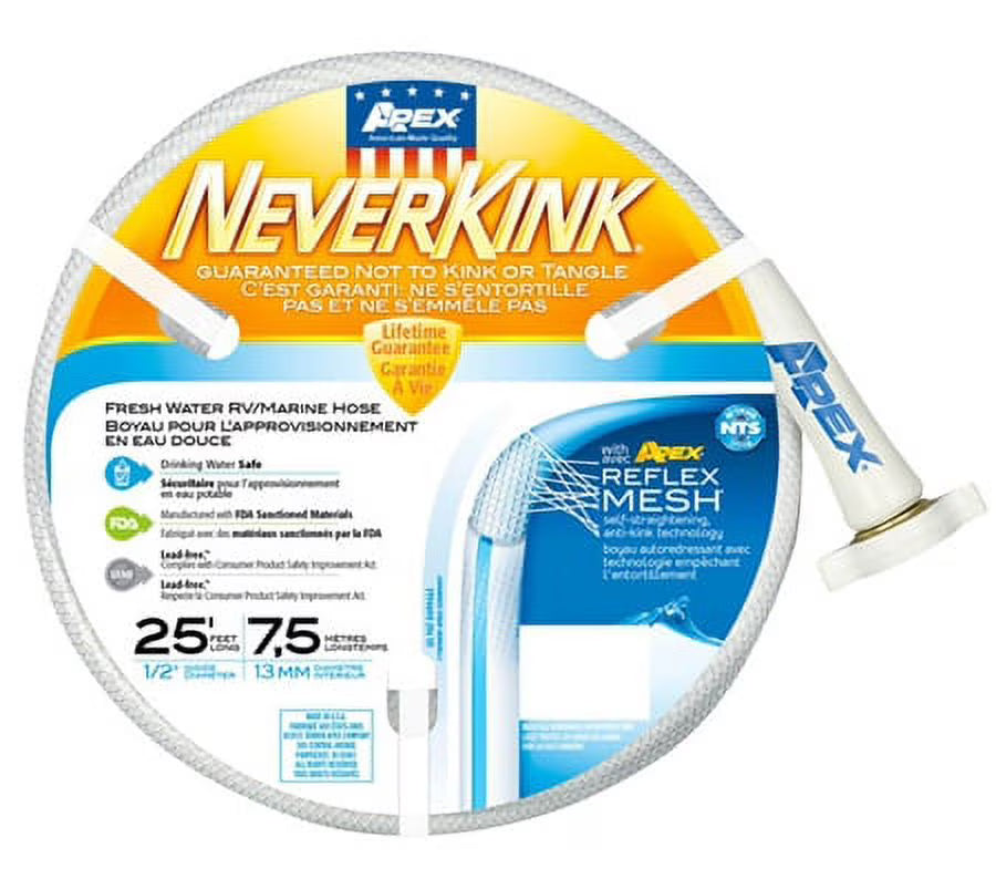 25' x 1/2" ID Fresh Water Hose Y959980