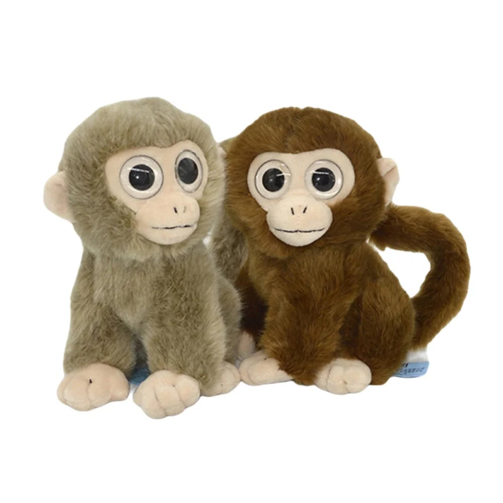 Curly Tails Plush Monkey Stuffed Animal, 8 in Q581423