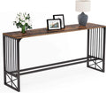 70.9 inch Sofa Console Table Rustic Brown B253