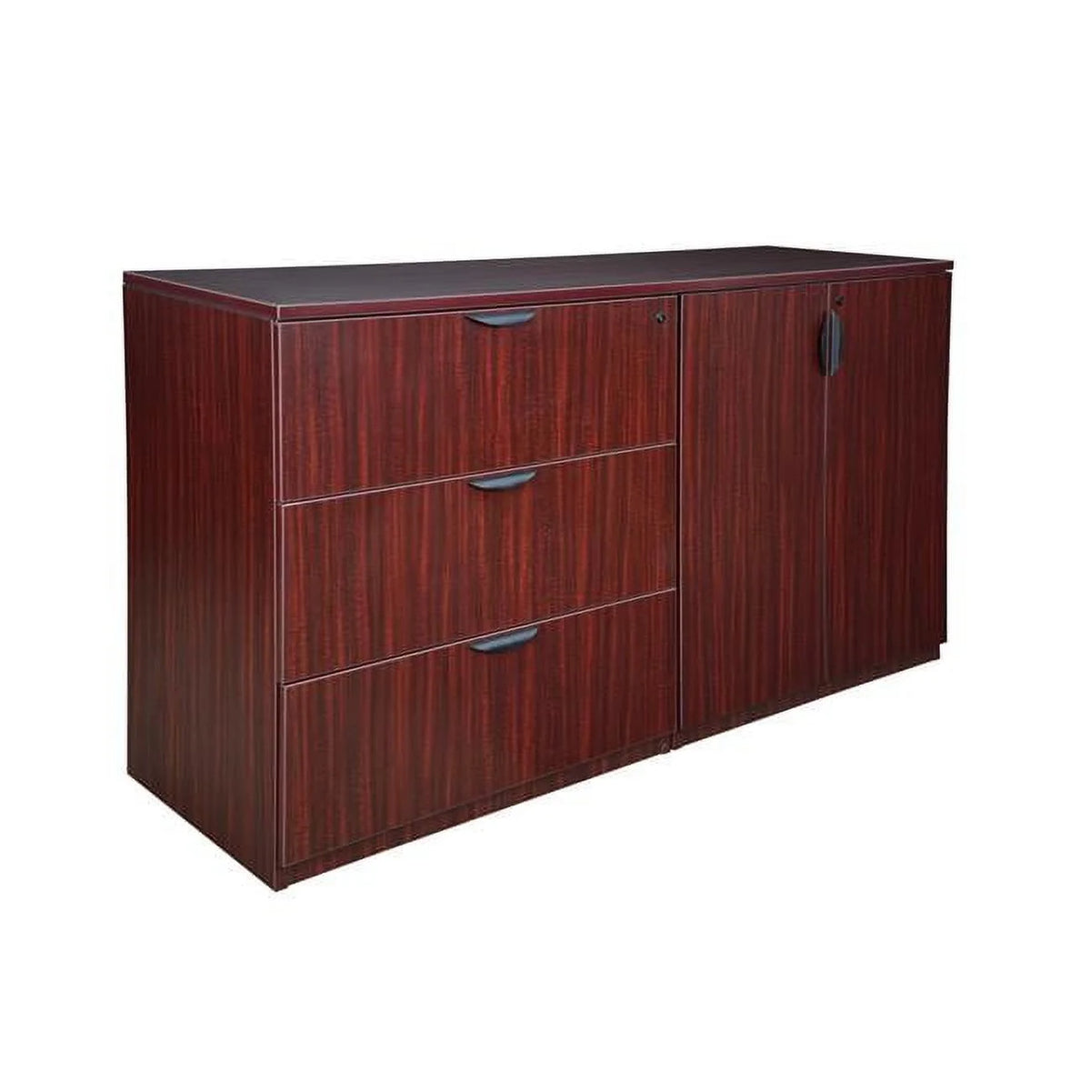 Mahogany Storage Cabinet & Lateral File G12446