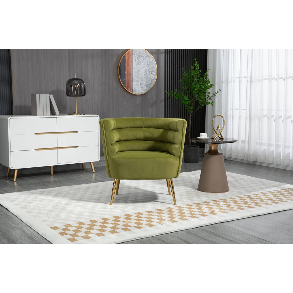 Accent Chair with Golden feet S9485