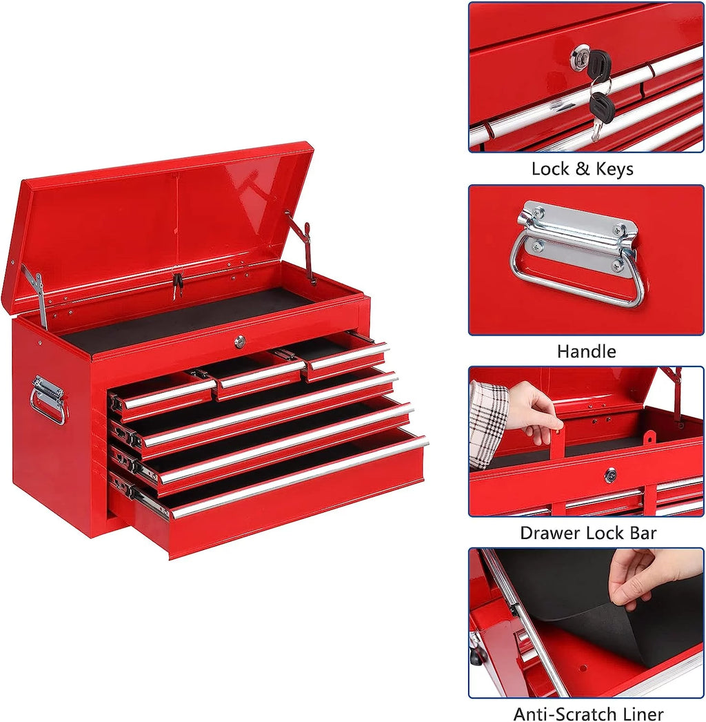 8 Drawer Rolling Tool Chest with Lock O732446