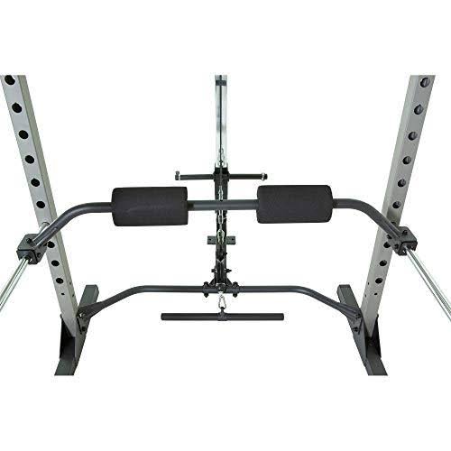 Power Cage with LAT Pull-Down Attachment and Adjustable Leg Hold-Down C293414
