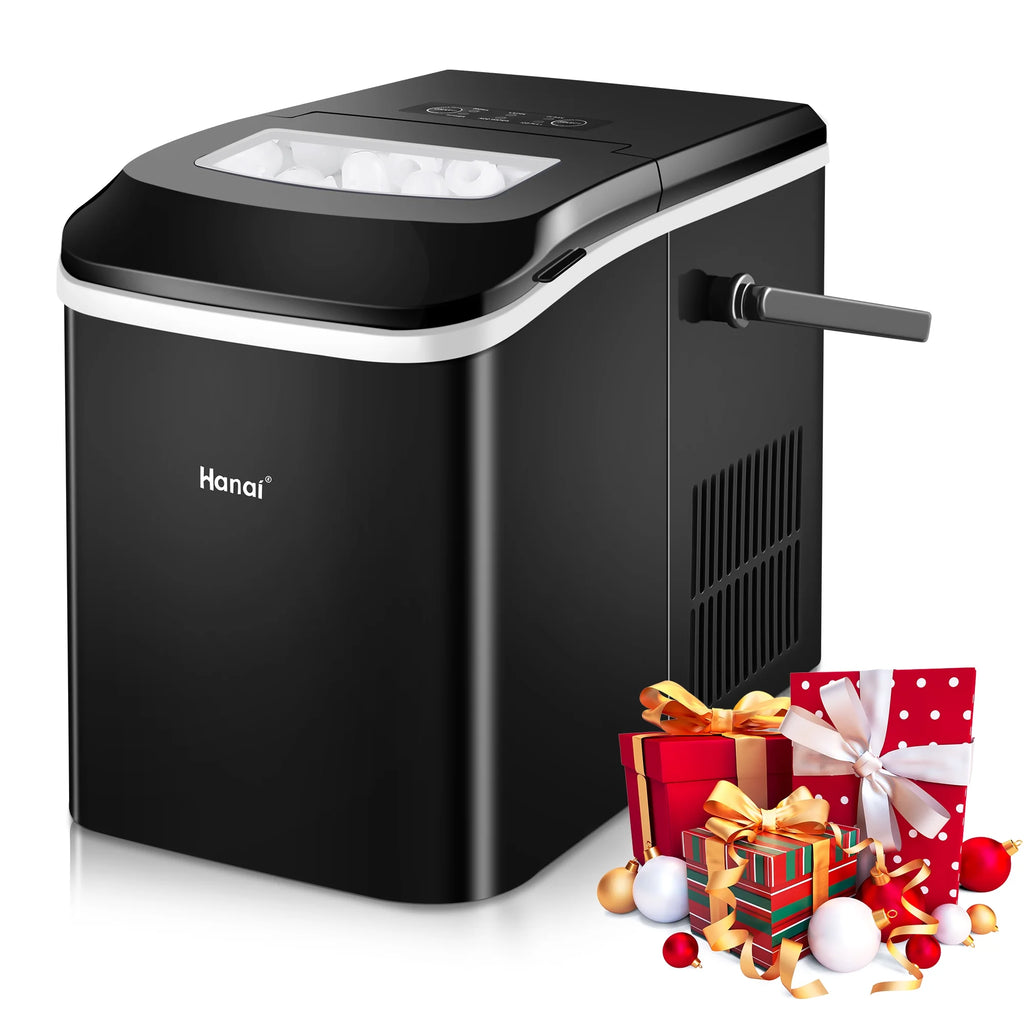 Portable Countertop Ice Maker with Ice Scoop and Basket T270608