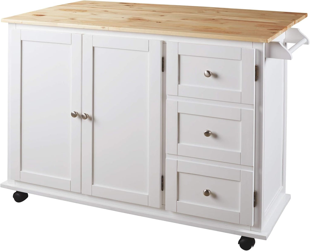 White Kitchen Bar Cart J37879