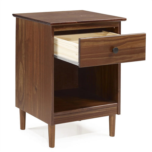 1 Drawer Walnut Nightstand A605802