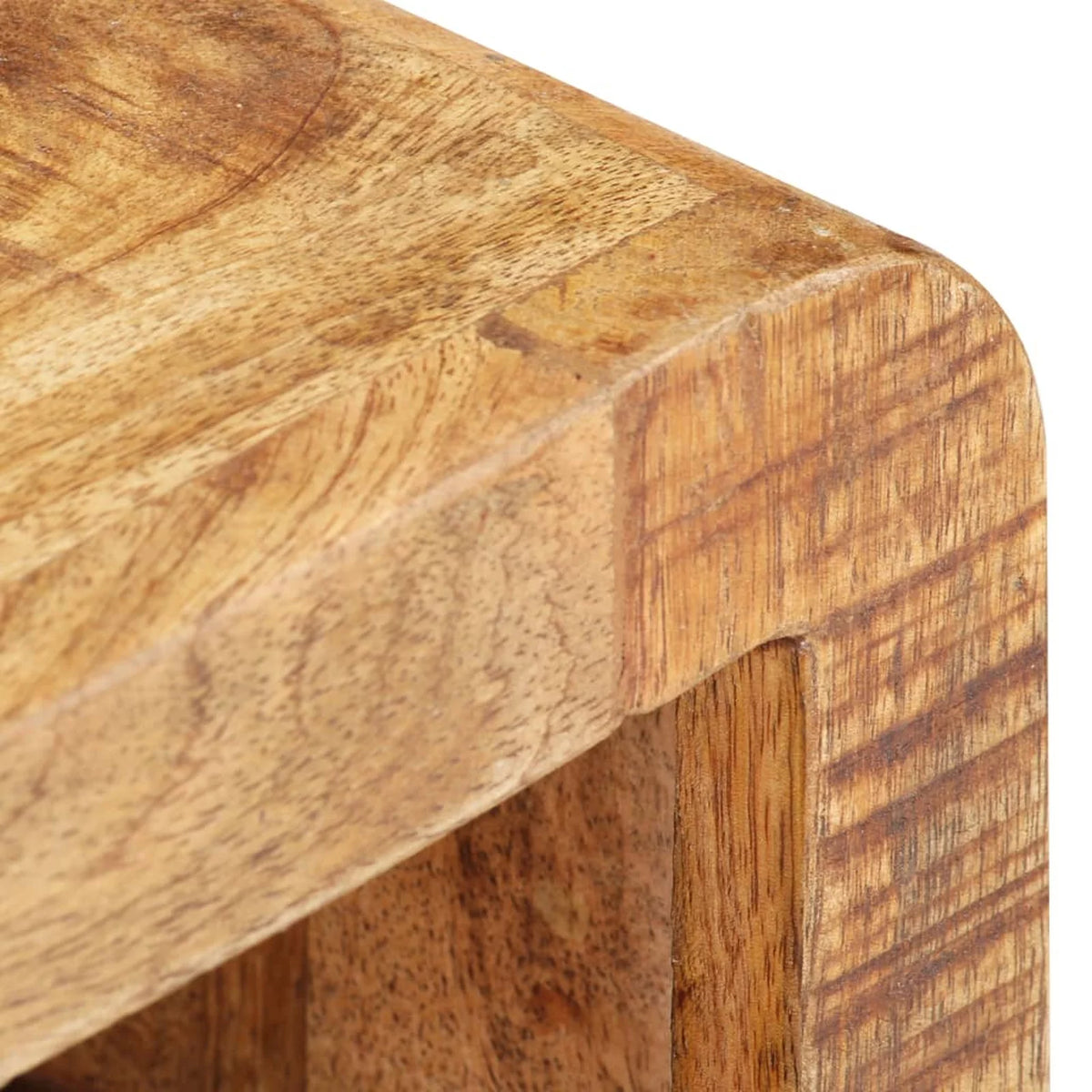 Rough Mango Wood Bedside Cabinet H839406