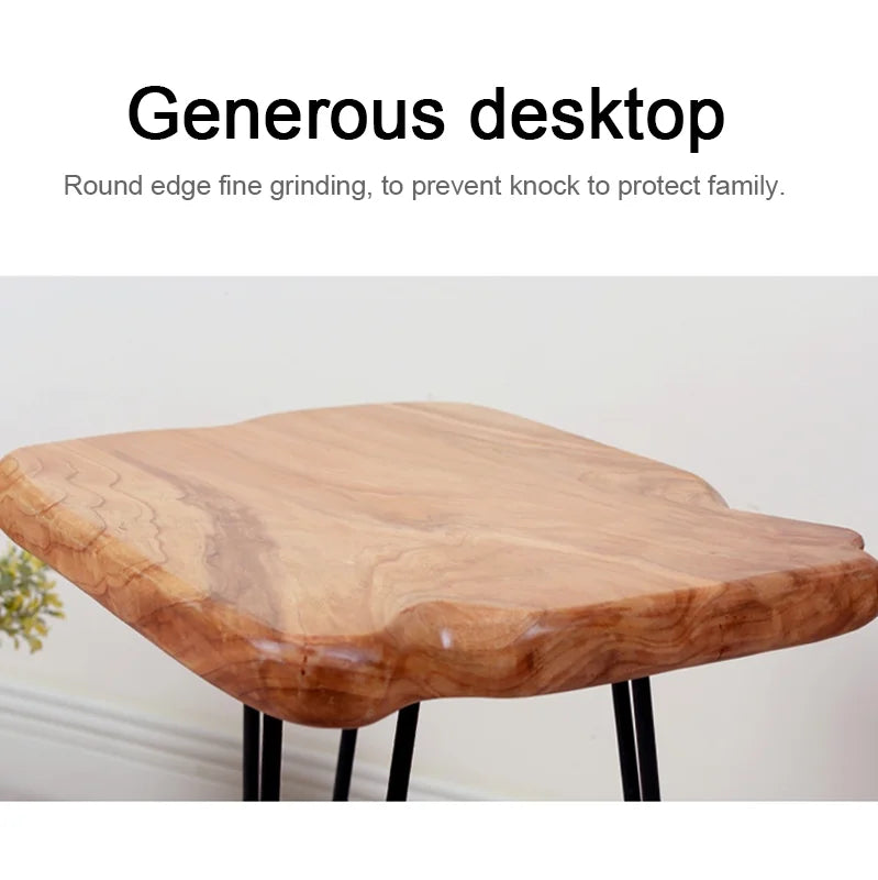 Natural Wood End Table O681