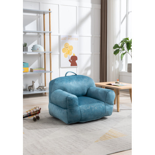 Velvet Memory Sponge Bean Bag Chair S347