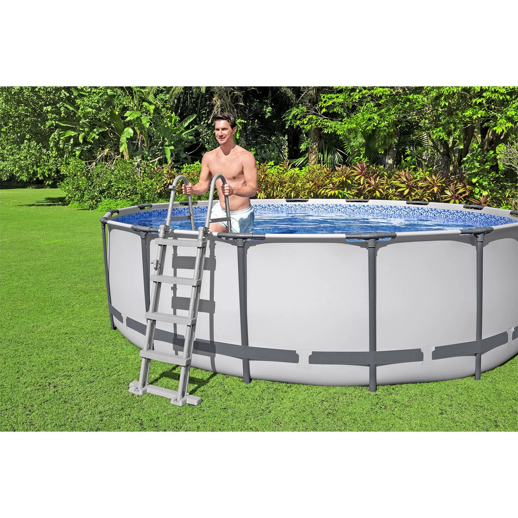 15' x 42 Round Above Ground Swimming Pool Set A385